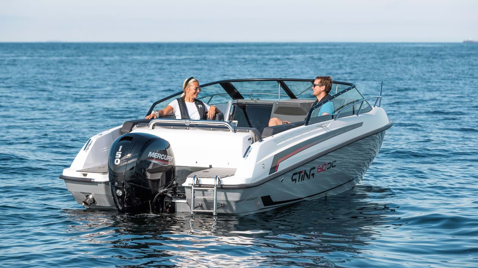 Sting 610 DC At Sea Seen From Stern